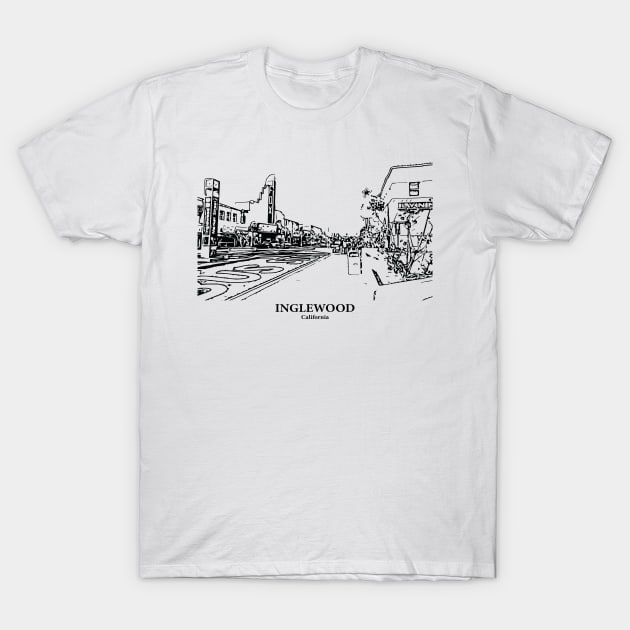 Inglewood - California T-Shirt by Lakeric